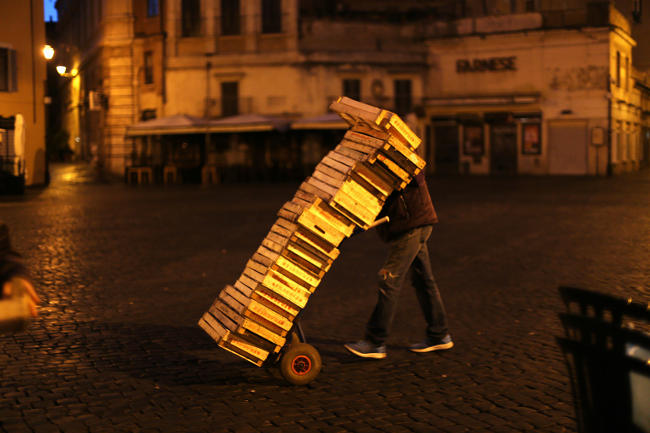 Una foto a Roma di Mohamed Keita.