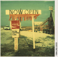 Foto polaroid di Walker Evans.