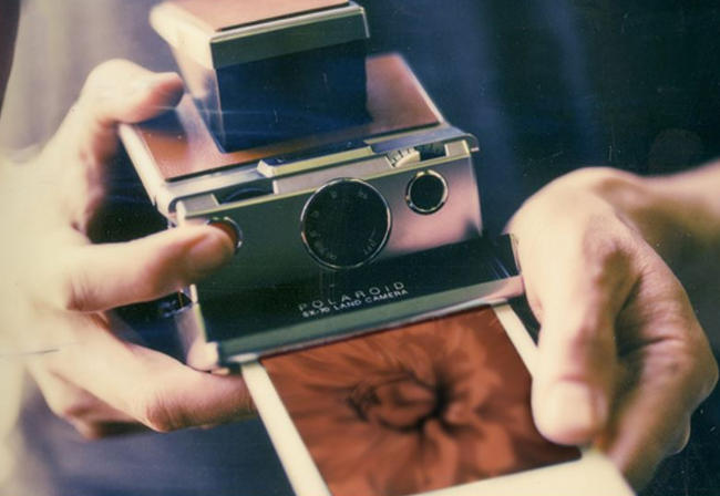 Fotocamera istantanea Polaroid.