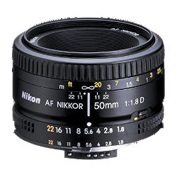 Nikon 50mm AF Nikkor per fotocamere Nikon.